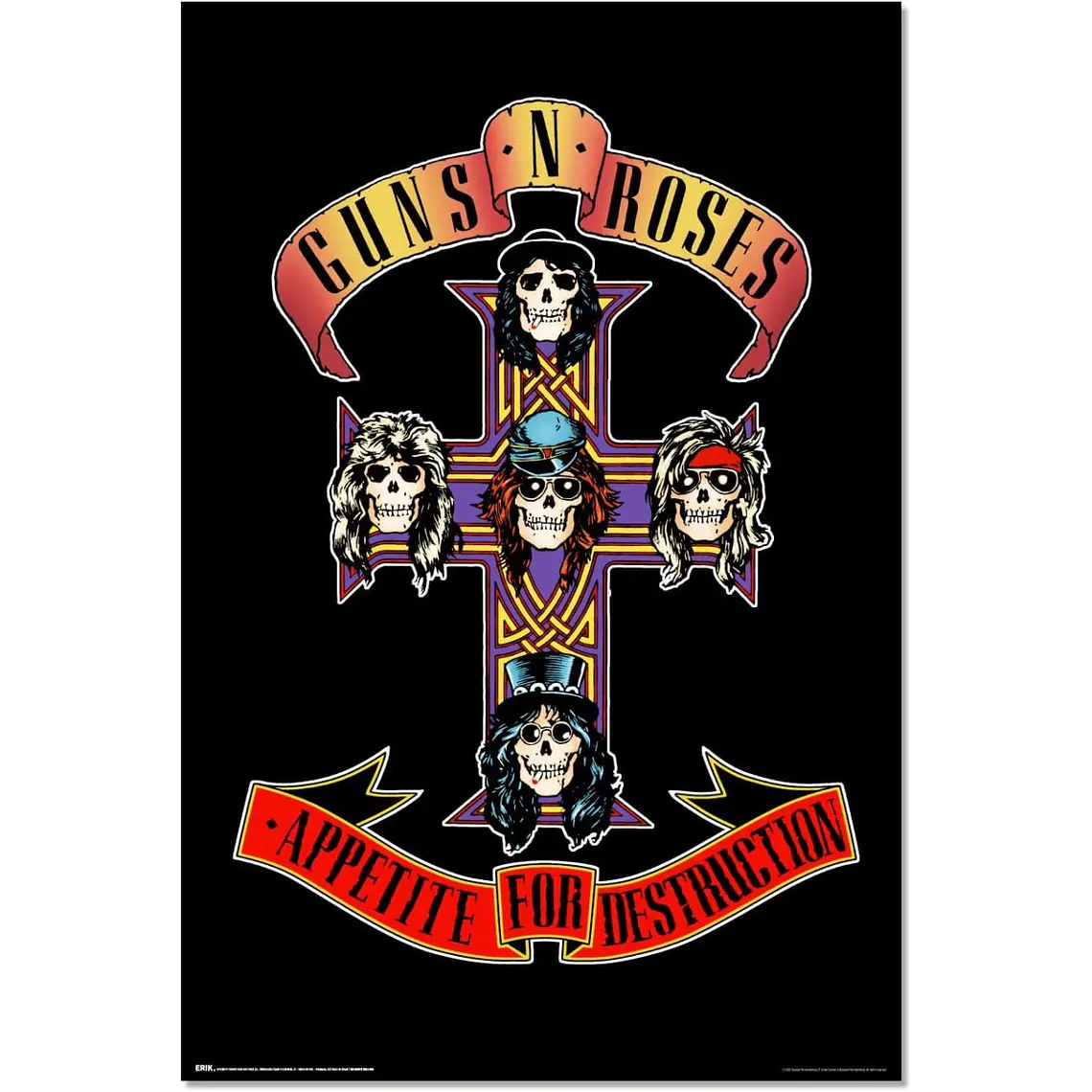 Póster Guns N' Roses Appetite For Destruction 1