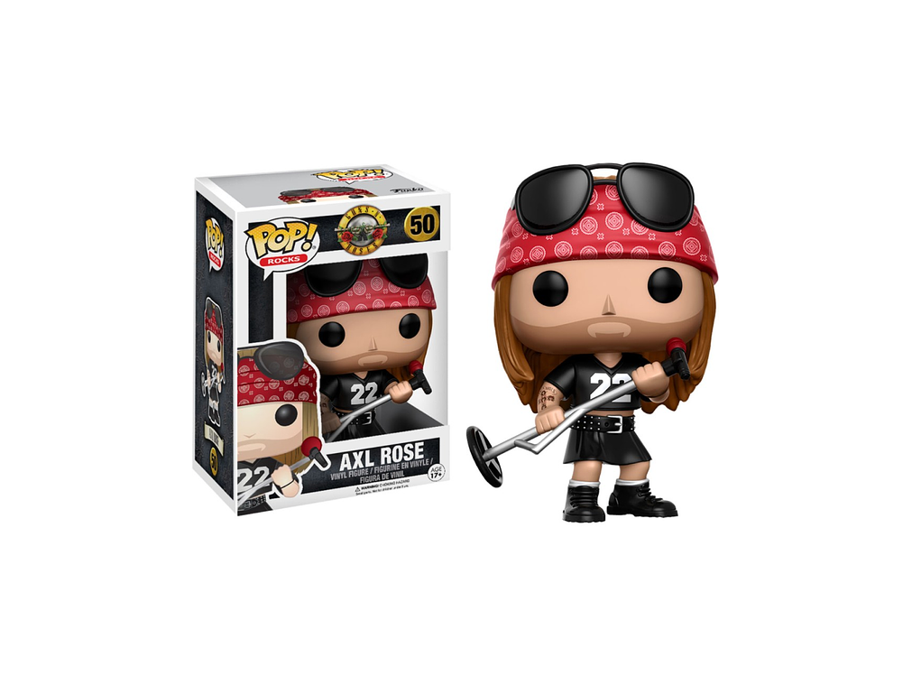 Figura Funko POP! Rocks: Guns N' Roses - Axl Rose 50 1
