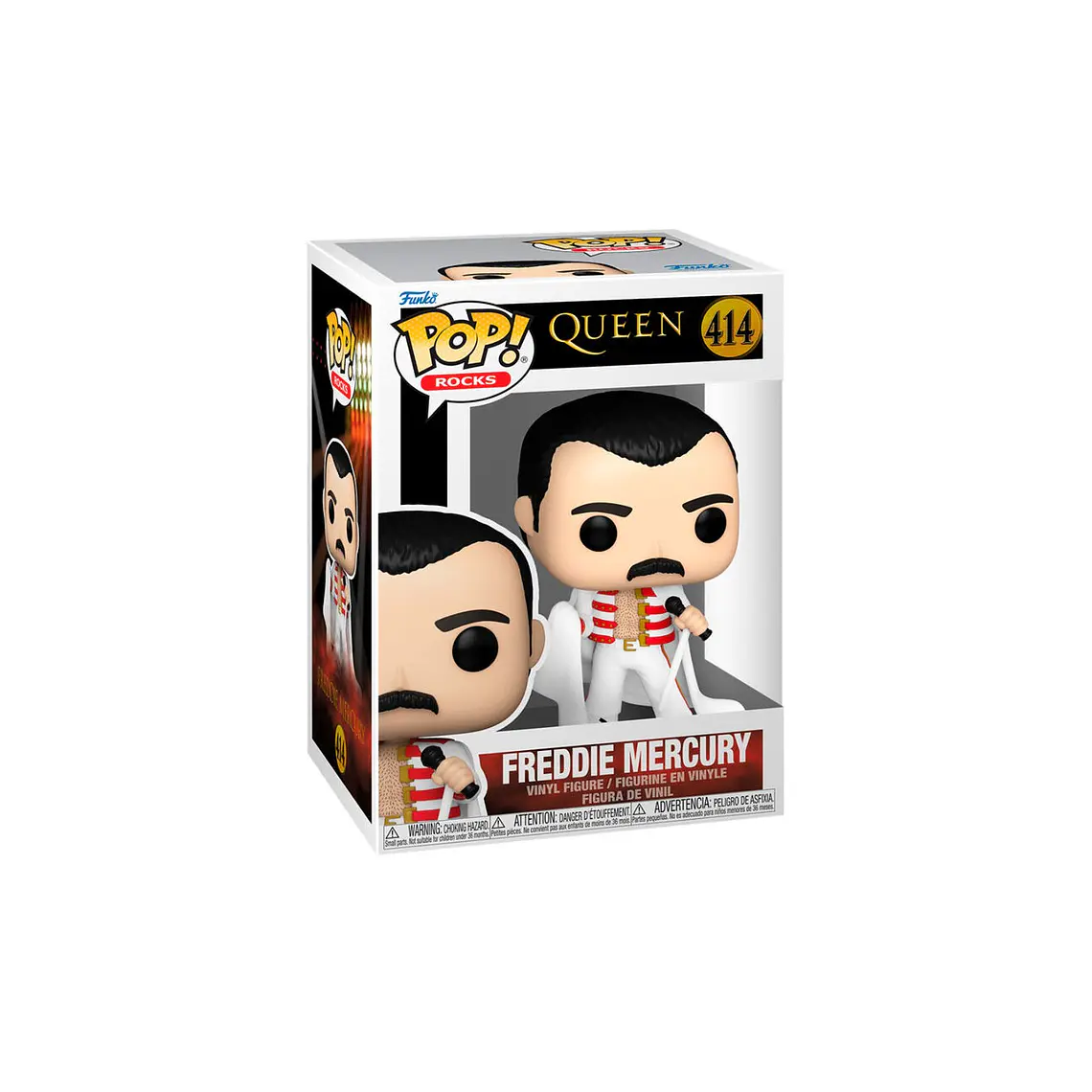 Figura Funko POP! Rocks: Queen - Freddie Mercury with Cape 414 1