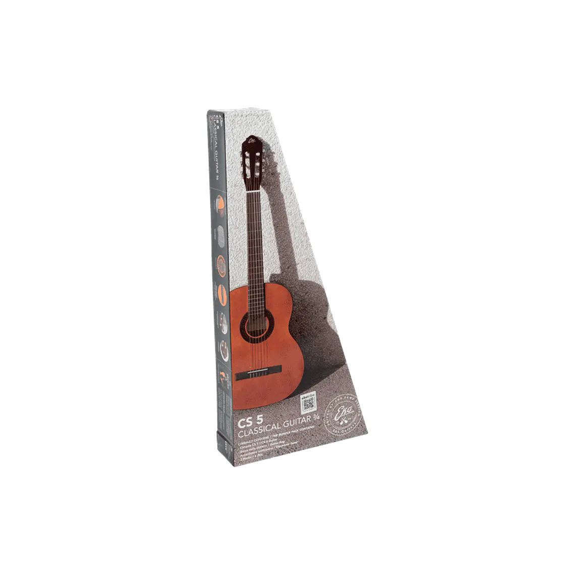 Pack Guitarra Clássica Eko CS-5 3/4 Studio Natural + acessórios 1