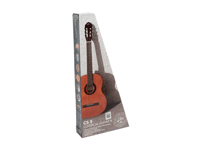 Pack Guitarra Clássica Eko 3/4 Studio 5 Natural + acessórios 1