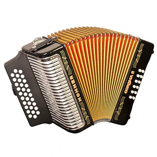 Hohner A-56211-GCF Corona II Lacado Preto