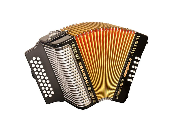 Hohner A-56211-GCF Corona II Lacado Preto 1