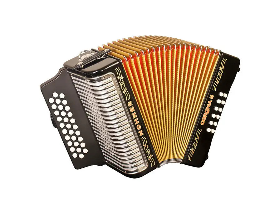 Hohner A-56211-GCF Corona II Lacado Preto 1