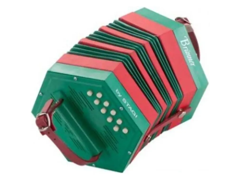 Concertina Stagi PL4-2 Plástico Verde 1