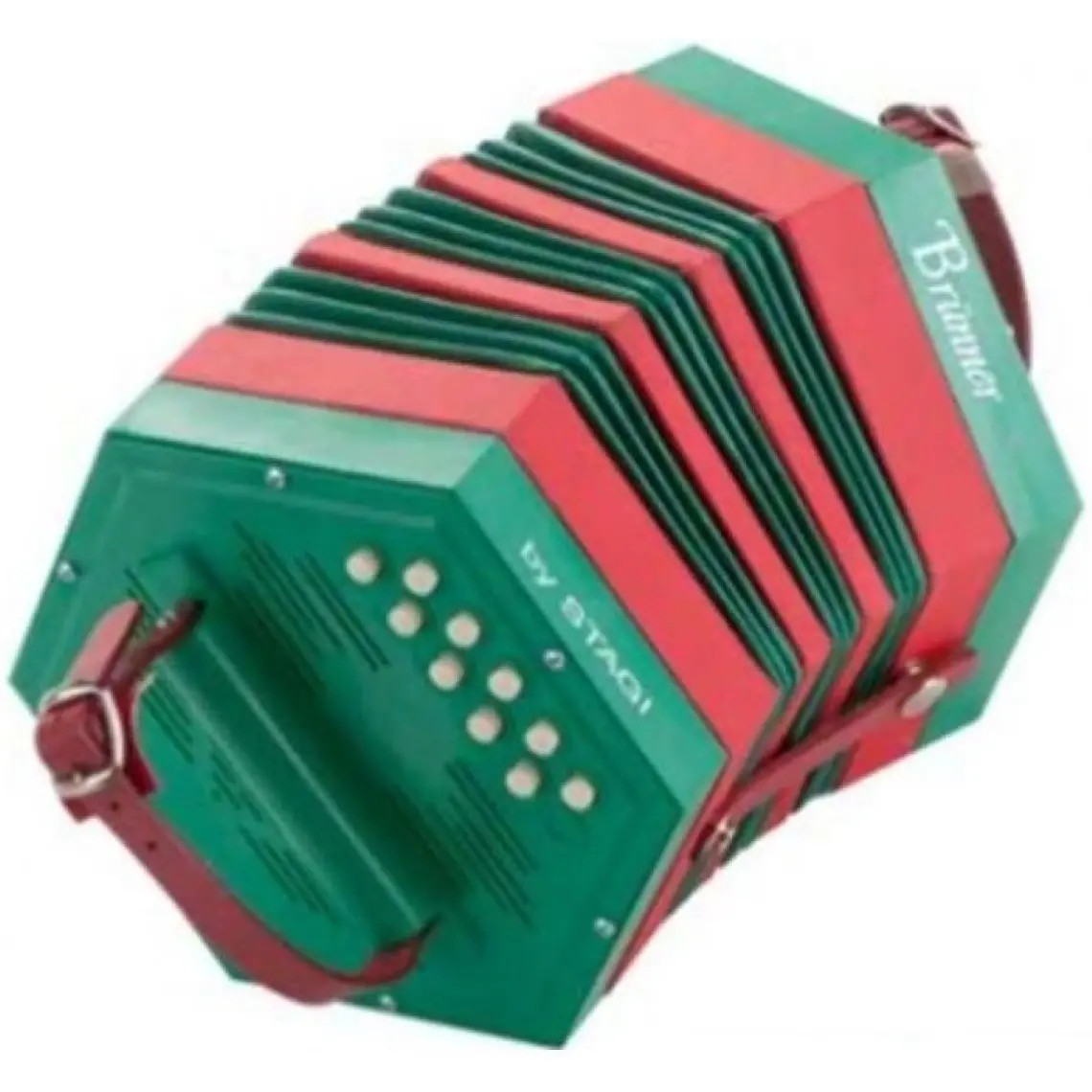 Concertina Stagi PL4-2 Plástico Verde 1
