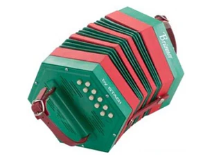 Concertina Stagi PL4-2 Plástico Verde