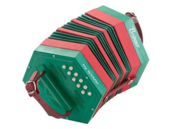 Concertina Stagi PL4-2 Plástico Verde 1