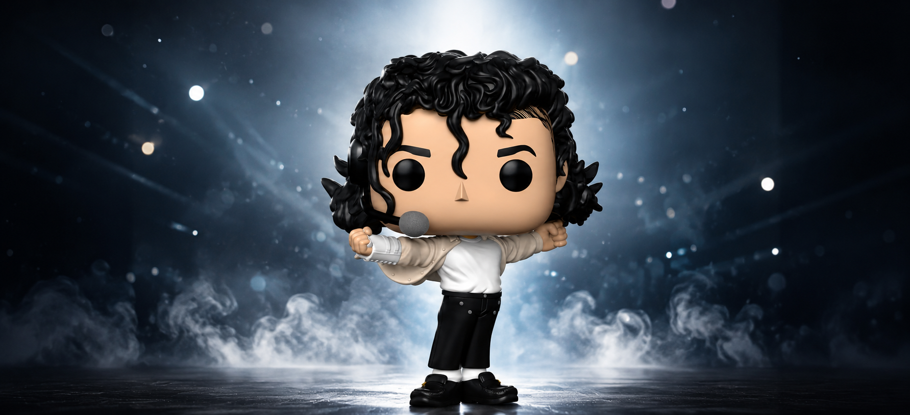 Funko Pop Michael Jackson disponível na Feira Música