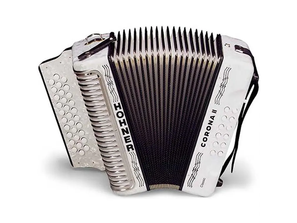 Hohner A-5622-GCF Corona II Blanco 1