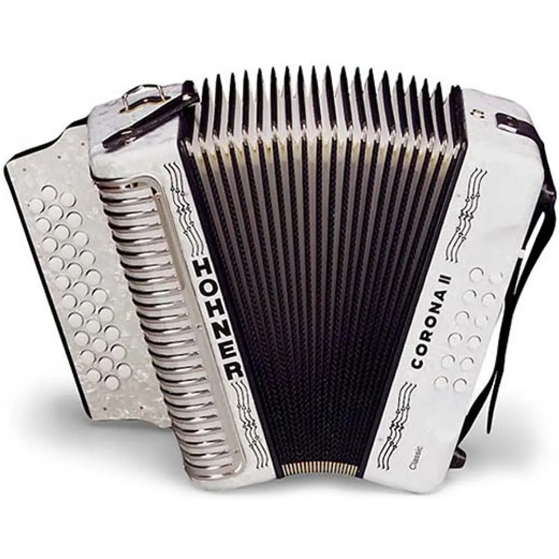 Hohner A-5622-GCF Corona II Blanco 1