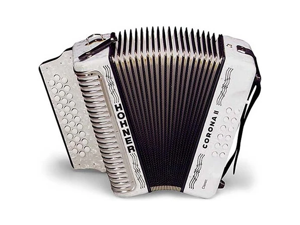 Hohner A-5622-GCF Corona II Blanco 1