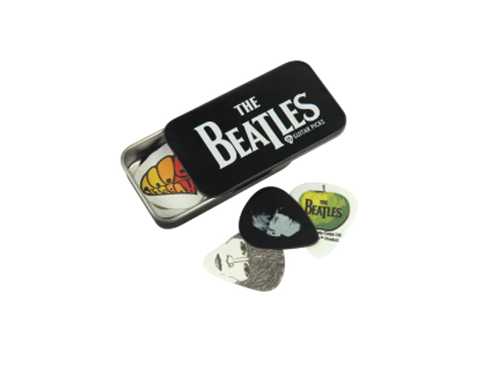 D'Addario Beatles Signature Guitar Pick Tins, Stripes 1