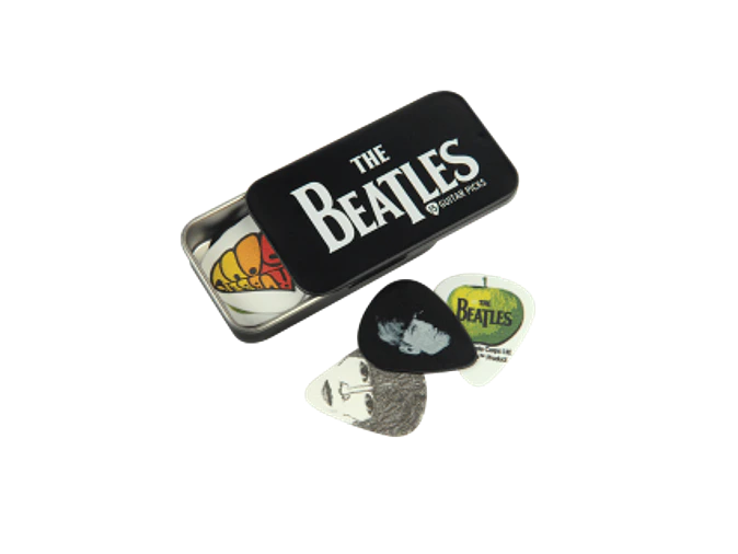 D'Addario Beatles Signature Guitar Pick Tins, Stripes 1