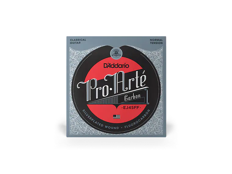 D'Addario EJ45FF Tensão Normal, Pro-Arté Carbon  1