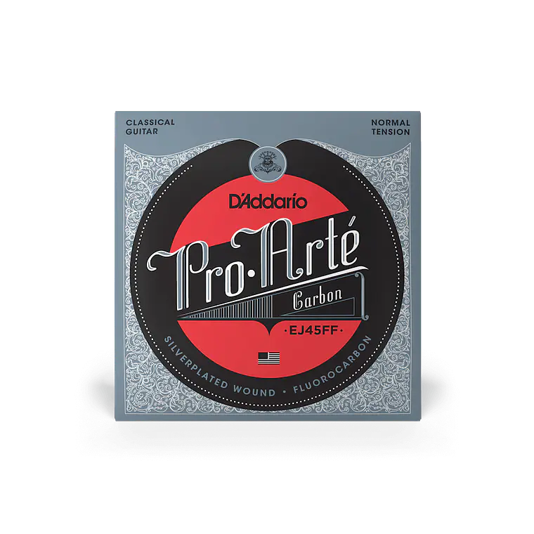 D'Addario EJ45FF Tensão Normal, Pro-Arté Carbon  1