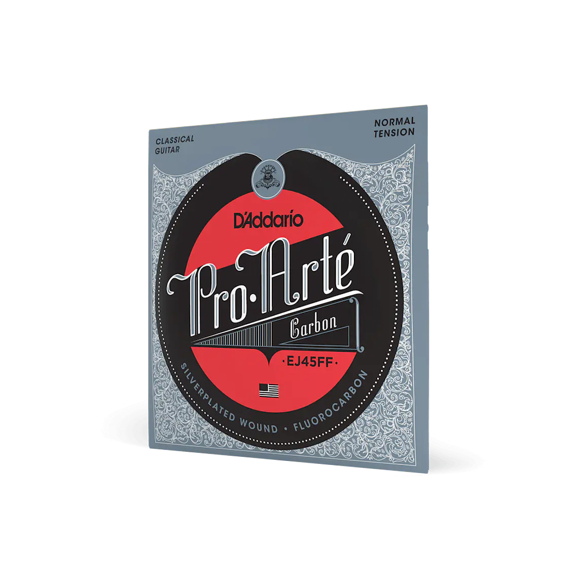 D'Addario EJ45FF Tensão Normal, Pro-Arté Carbon  2