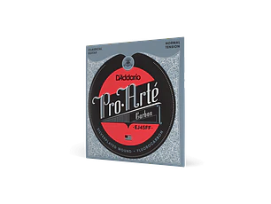 D'Addario EJ45FF Tensão Normal, Pro-Arté Carbon 