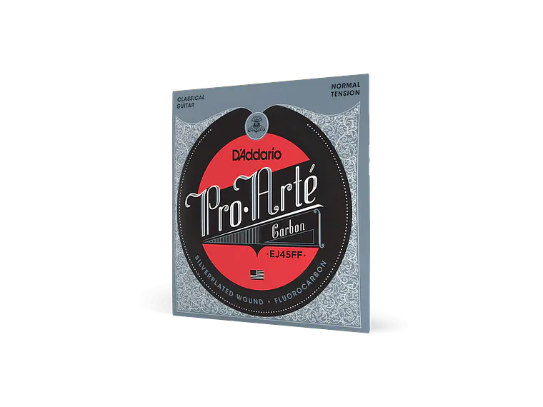 D'Addario EJ45FF Tensão Normal, Pro-Arté Carbon  2