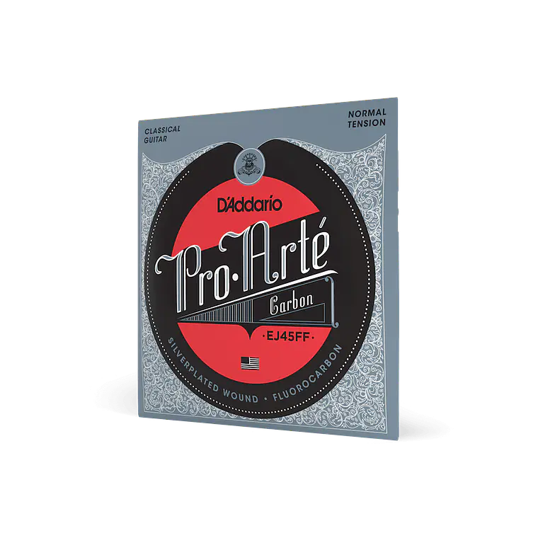 D'Addario EJ45FF Tensão Normal, Pro-Arté Carbon  2