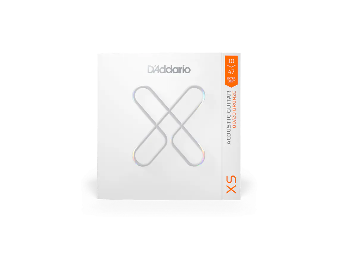 D'Addario XSABR1047 Extra Light Coated Acoustic Guitar Strings 2
