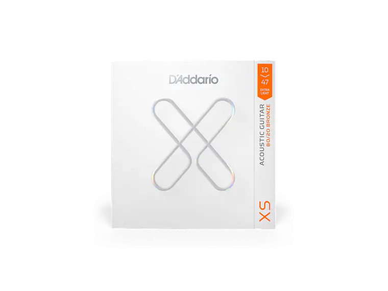 D'Addario XSABR1047 Extra Light Coated Acoustic Guitar Strings 2