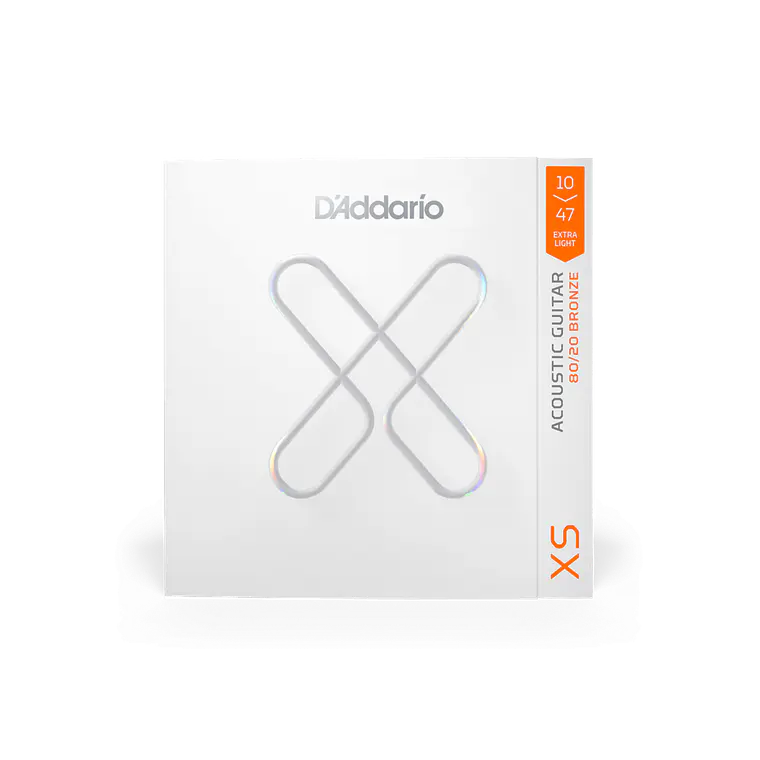 D'Addario XSABR1047 Extra Light Coated Acoustic Guitar Strings 2