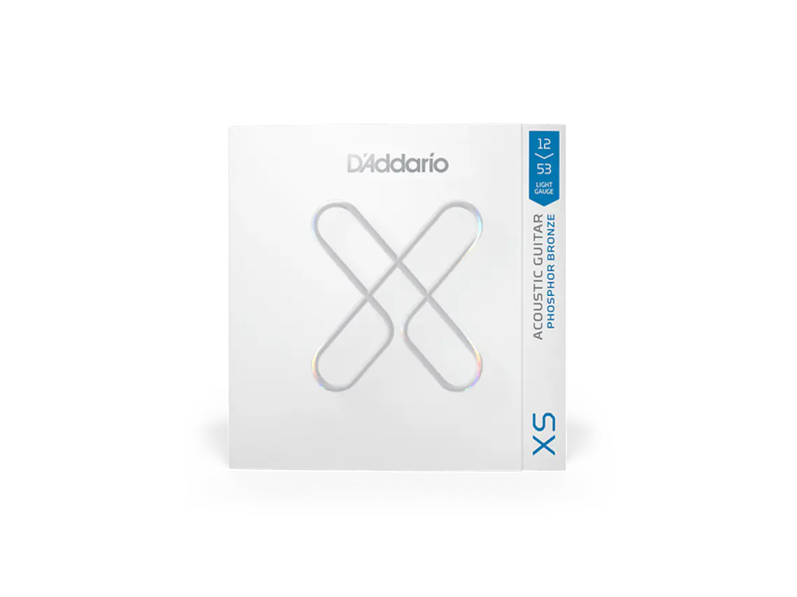 D'Addario XSABR1253 12-53 Light XS 80/20 Bronze Coated 1