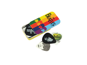 D'Addario Beatles Signature Guitar Pick Tins, Stripes