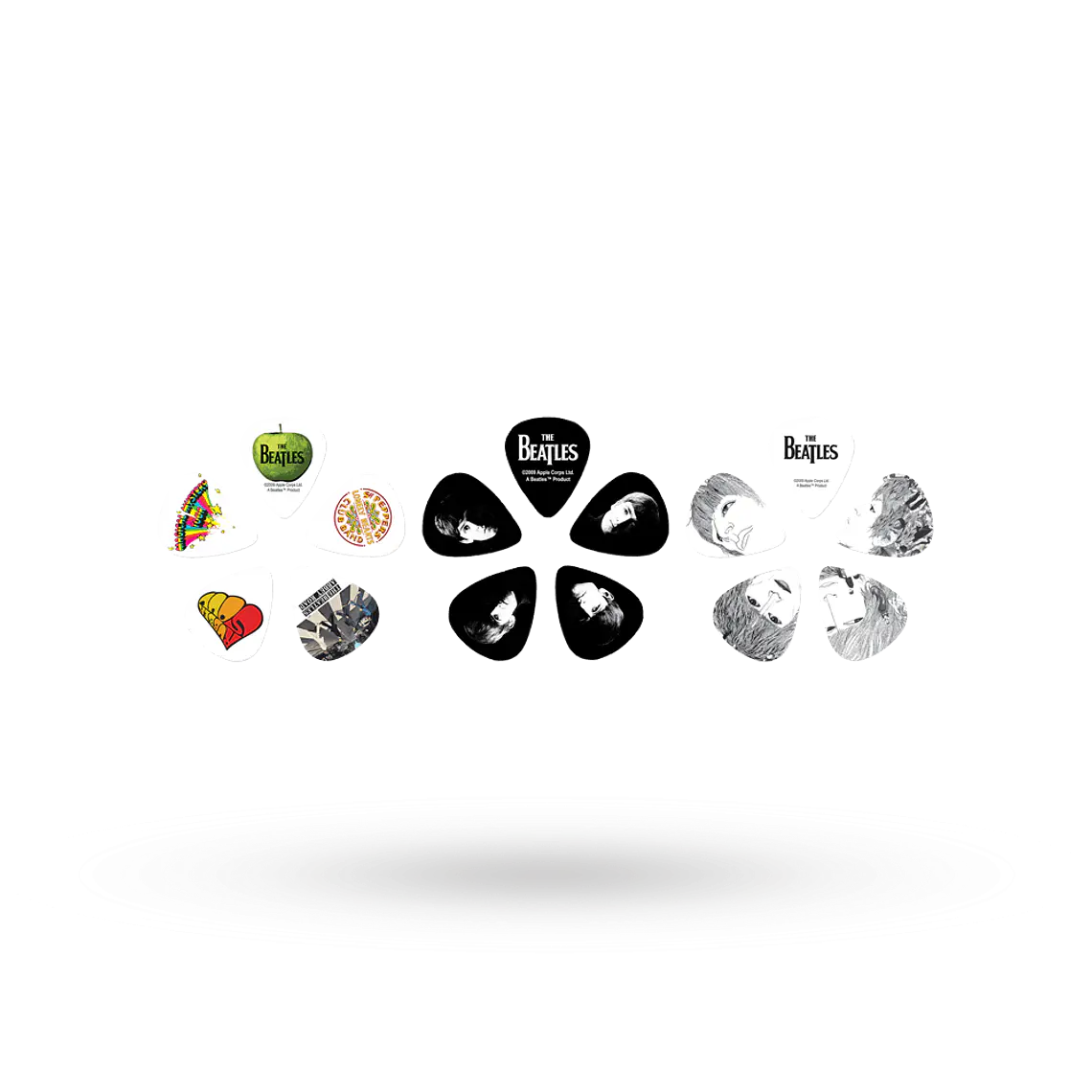 D'Addario Beatles Signature Guitar Pick Tins, Stripes 2
