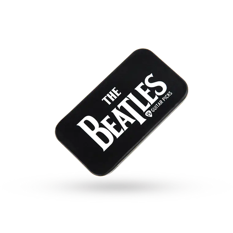 D'Addario Beatles Signature Guitar Pick Tins, Logo, 15 palhetas  3