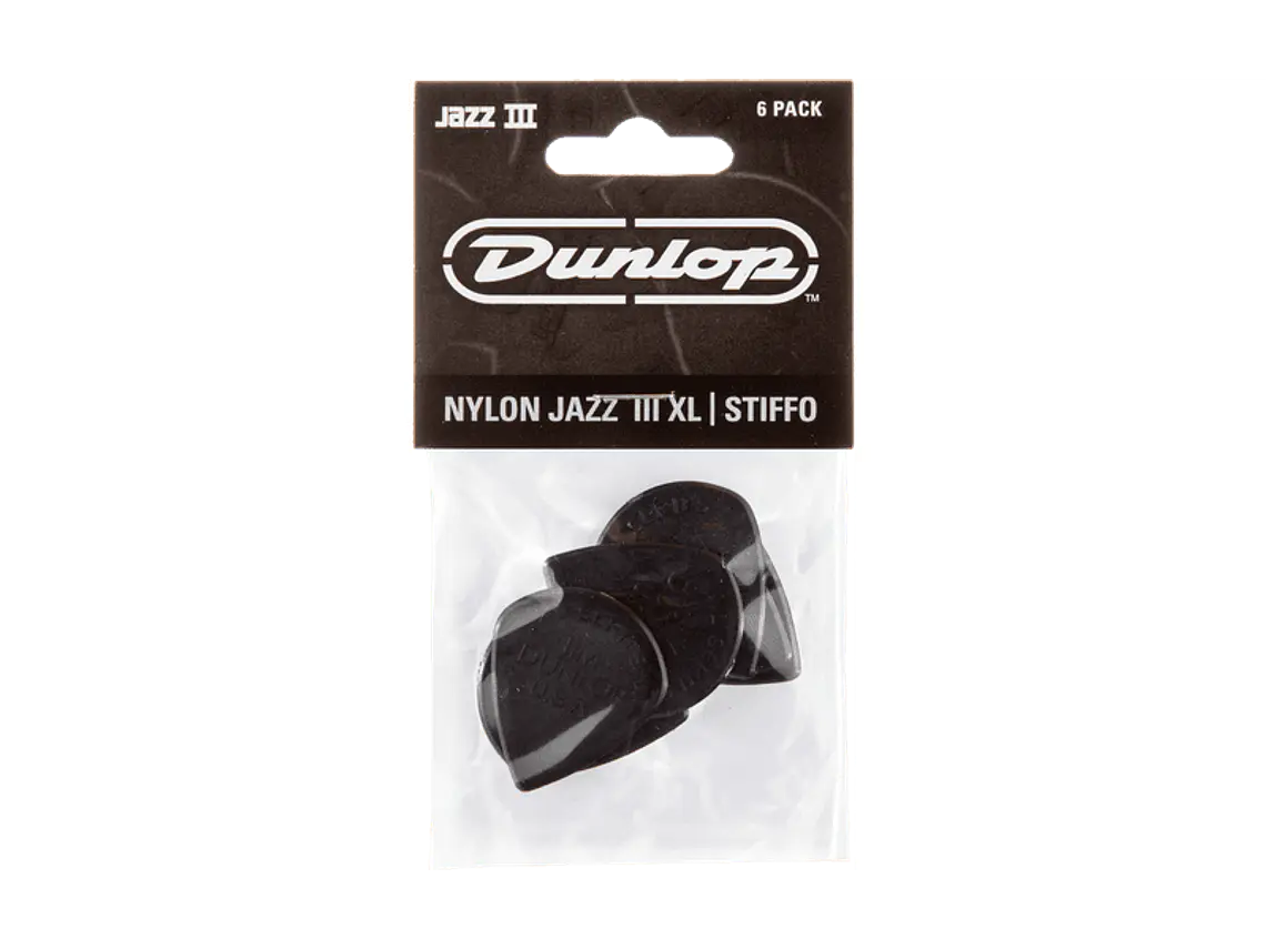 Nylon Jazz III XL STIFFO - 1,38 mm (6 palhetas) 1