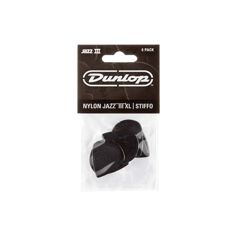 Nylon Jazz III XL STIFFO - 1,38 mm (6 palhetas) 1