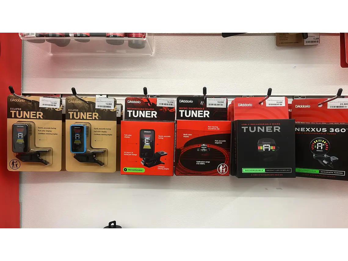 D'Addario Acoustic Guitar Micro Soundhole Tuner CT15 3