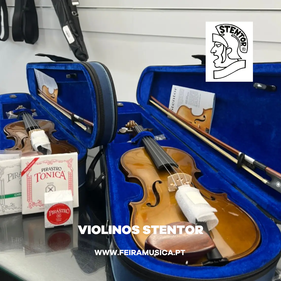Violino Stentor Student I 4/4 c/estojo e arco 4
