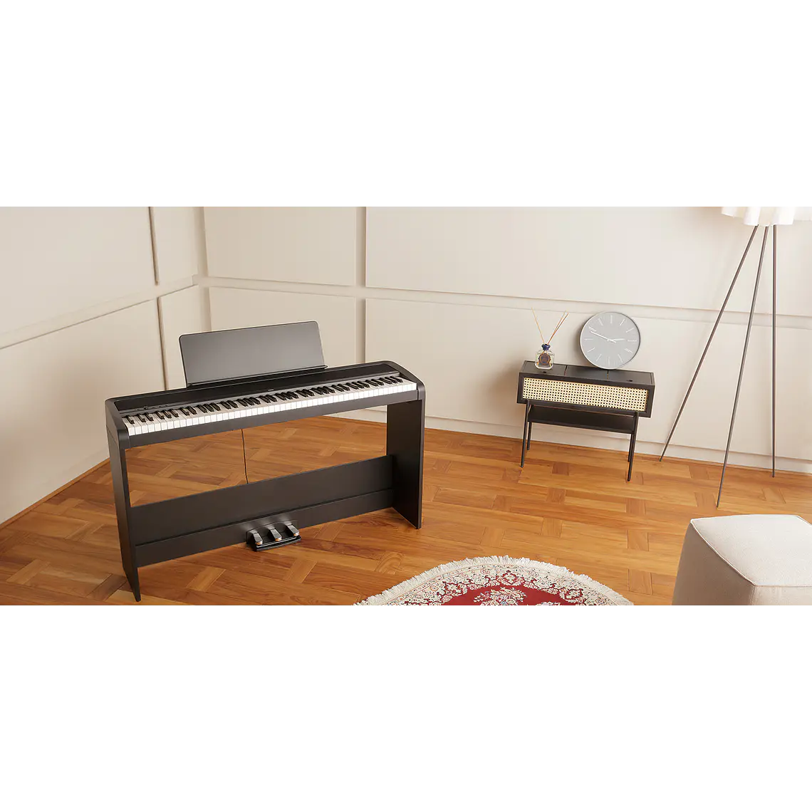 Korg B2+ SP com móvel e três pedais 5