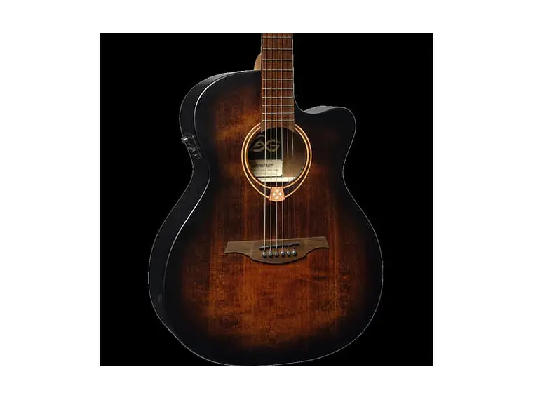 Lâg Auditorium Cutaway Tramontane 70 A/E - Black & Brown 2