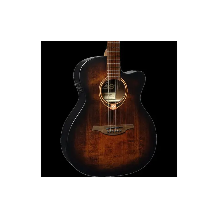 Lâg Auditorium Cutaway Tramontane 70 A/E - Black & Brown 2