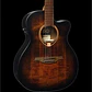 Lâg Auditorium Cutaway Tramontane 70 A/E - Black & Brown - Thumbnail 2