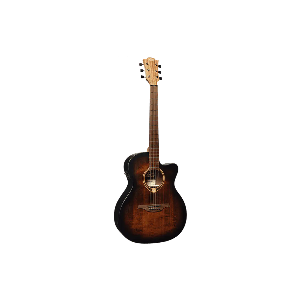Lâg Auditorium Cutaway Tramontane 70 A/E - Black & Brown 1