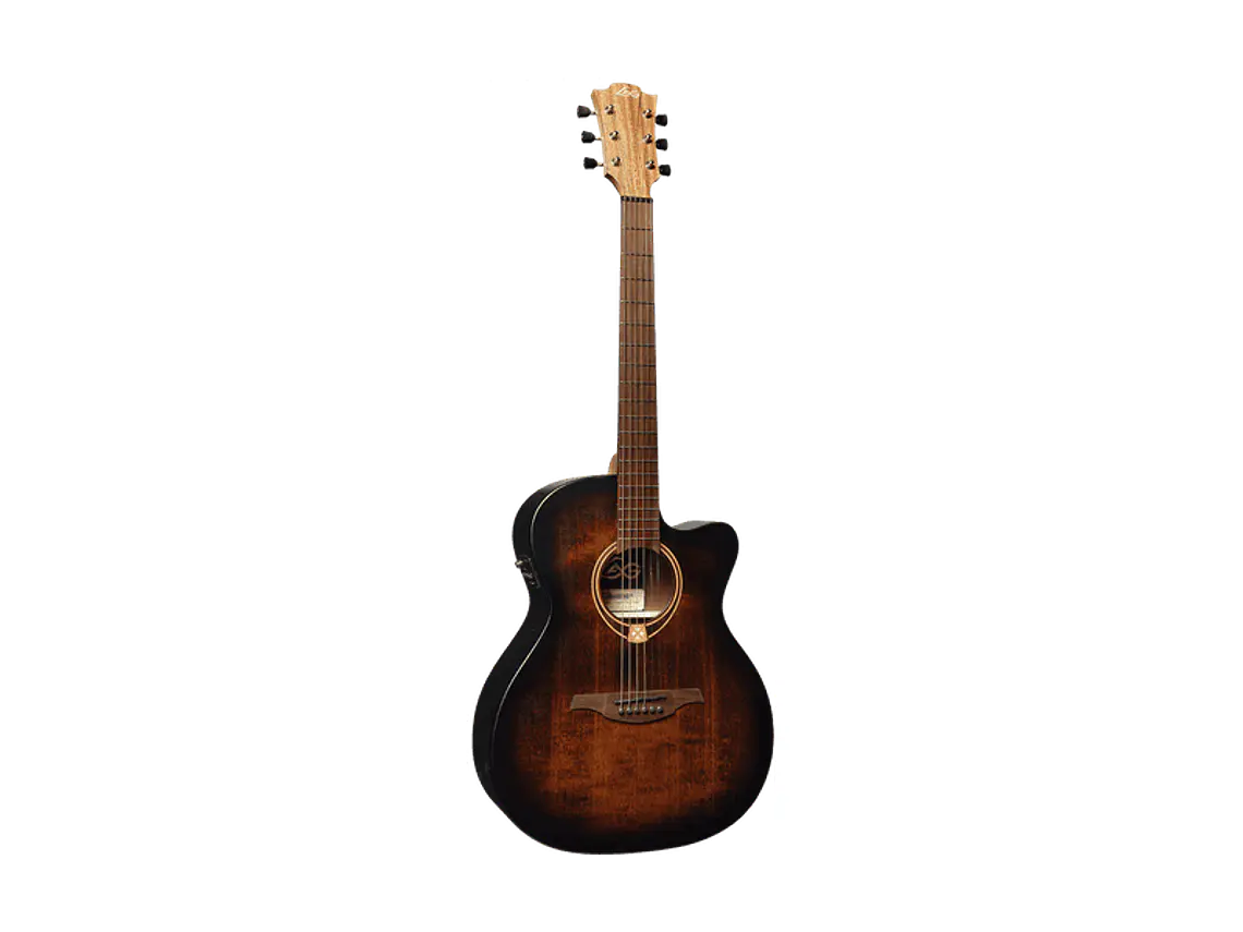 Lâg Auditorium Cutaway Tramontane 70 A/E - Black & Brown 1