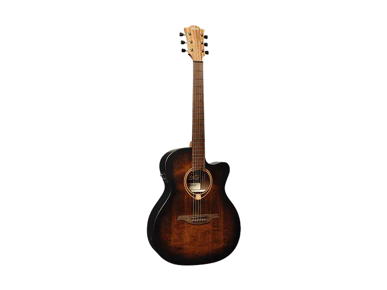Lâg Auditorium Cutaway Tramontane 70 A/E - Black & Brown 1