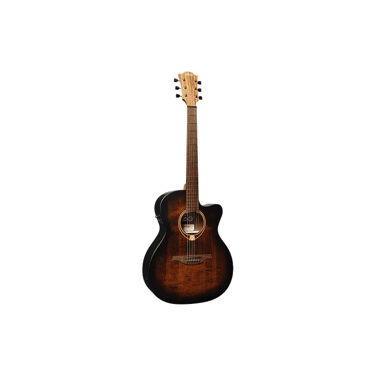 Lâg Auditorium Cutaway Tramontane 70 A/E - Black & Brown 1