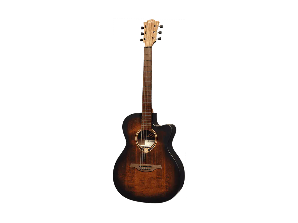 Lâg Auditorium Cutaway Tramontane 70 A/E - Black & Brown 3