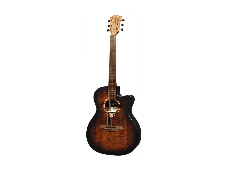 Lâg Auditorium Cutaway Tramontane 70 A/E - Black & Brown 3