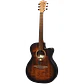 Lâg Auditorium Cutaway Tramontane 70 A/E - Black & Brown - Thumbnail 3