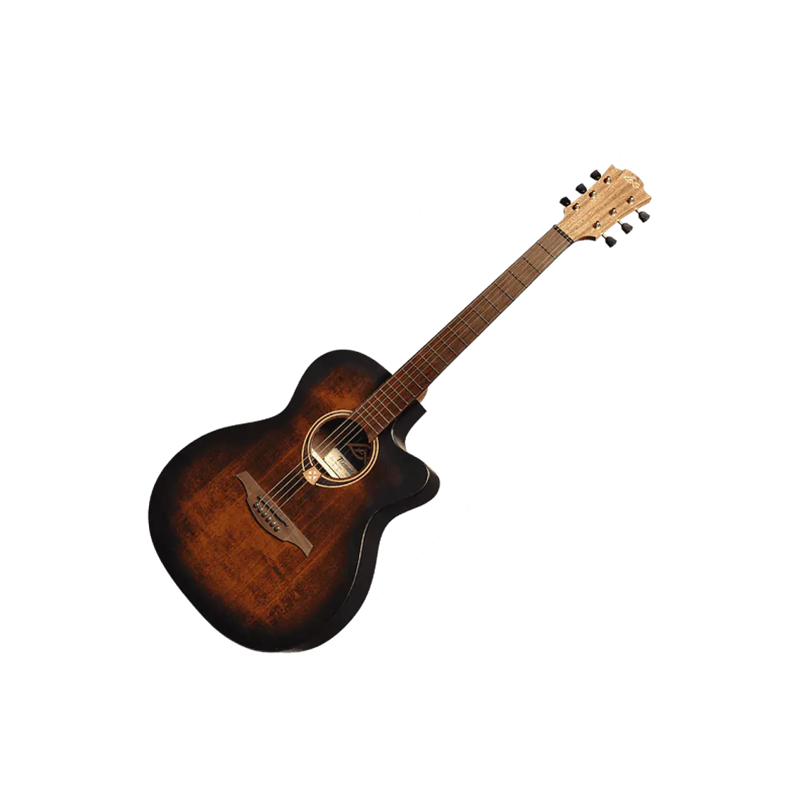 Lâg Auditorium Cutaway Tramontane 70 A/E - Black & Brown 4