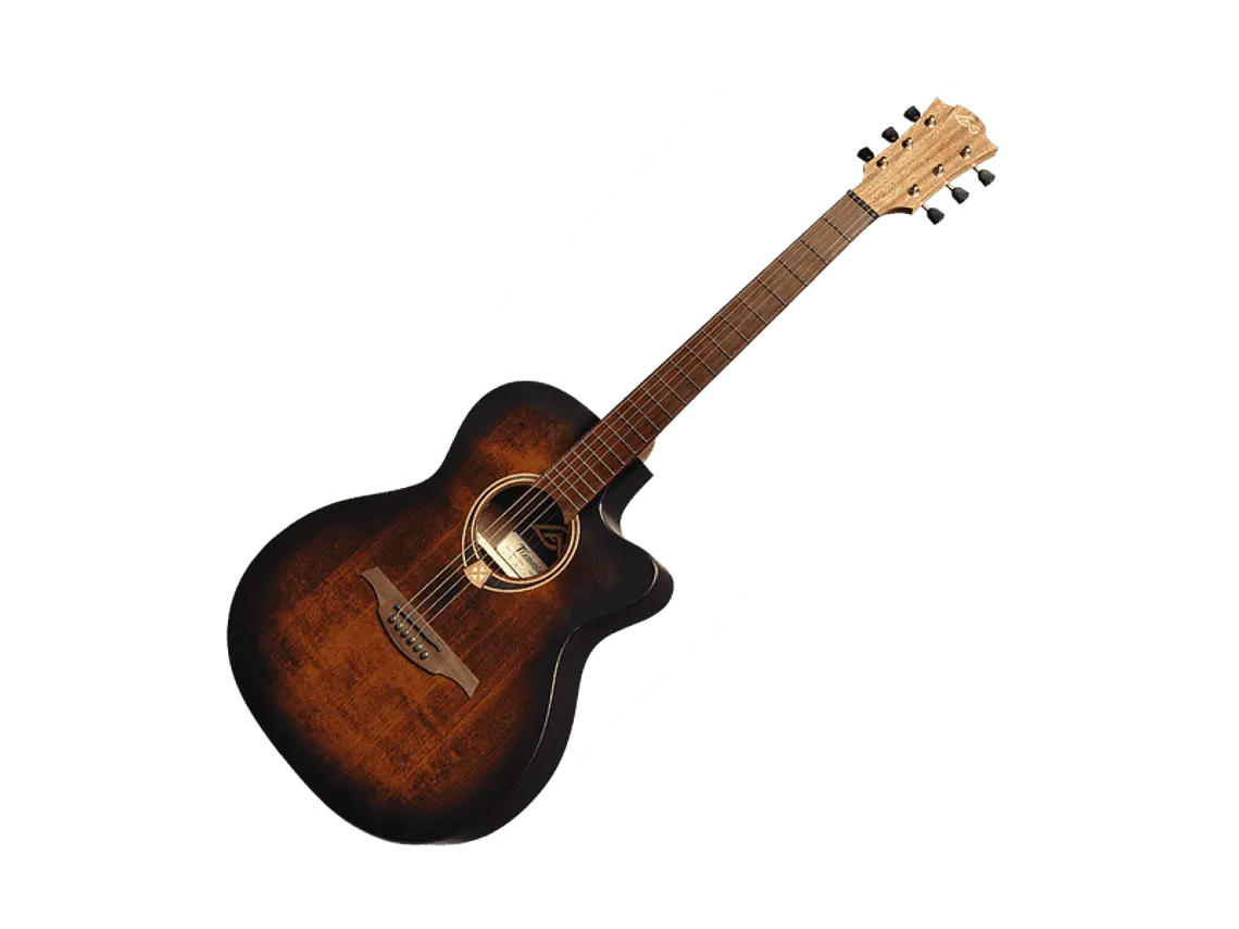 Lâg Auditorium Cutaway Tramontane 70 A/E - Black & Brown 4