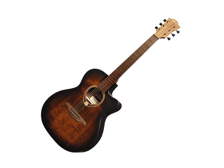 Lâg Auditorium Cutaway Tramontane 70 A/E - Black & Brown 4