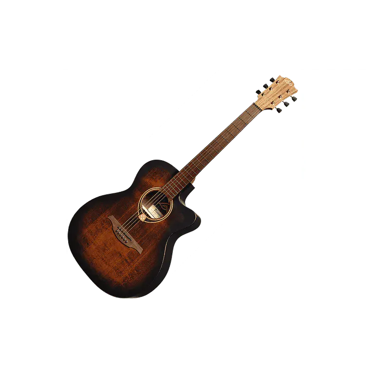 Lâg Auditorium Cutaway Tramontane 70 A/E - Black & Brown 4